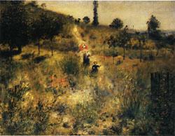 Road Rising into Deep Grass, Auguste renoir